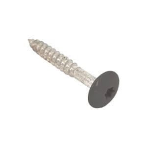Fast-Mounting Screw A2 Stainless Steel Quartz Grey