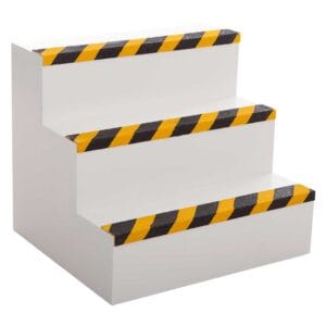 PolyGrip Industrial Grade Stair Nosing Black/Yellow (Medium)