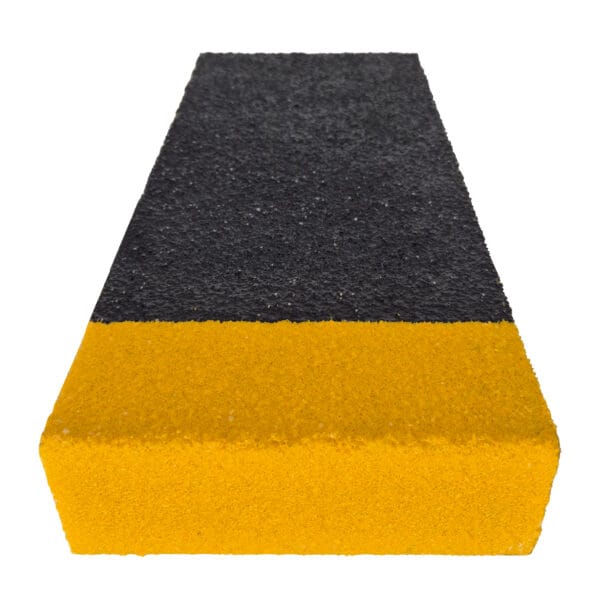 PolyGrip Industrial Grade Stair Tread Black with Yellow Nosing (Medium) - Image 3